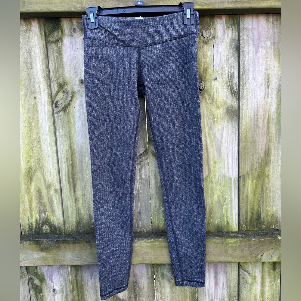 Ivivva Rhythmic Tight Scattered‎ Herringbone Gray Size 12 - Picture 13 of 13